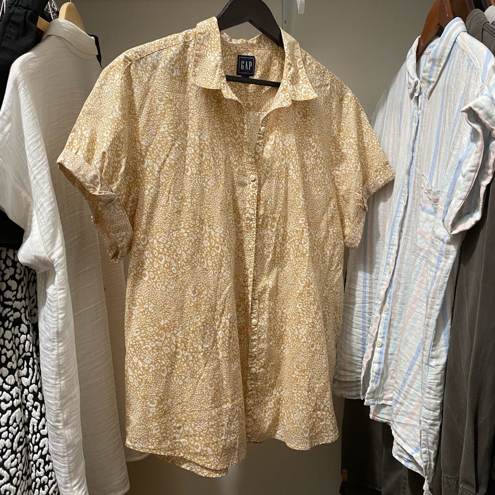 Gap Dolman-Sleeve Light Cotton Top L